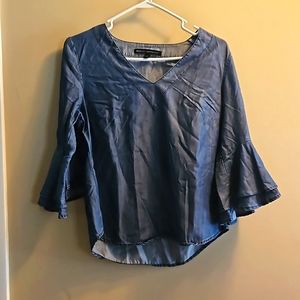 White house Black Market flowing sleeve shirt